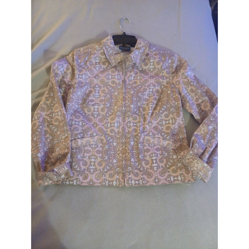 Pendleton Womens Printed Jacket Full Zip Lightwei… - image 1